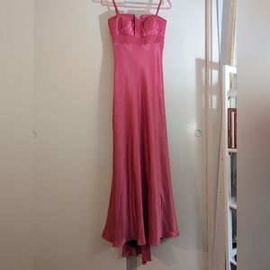 Long, elegant Calvin Klein gown in a gorgeous pink. Size 4.